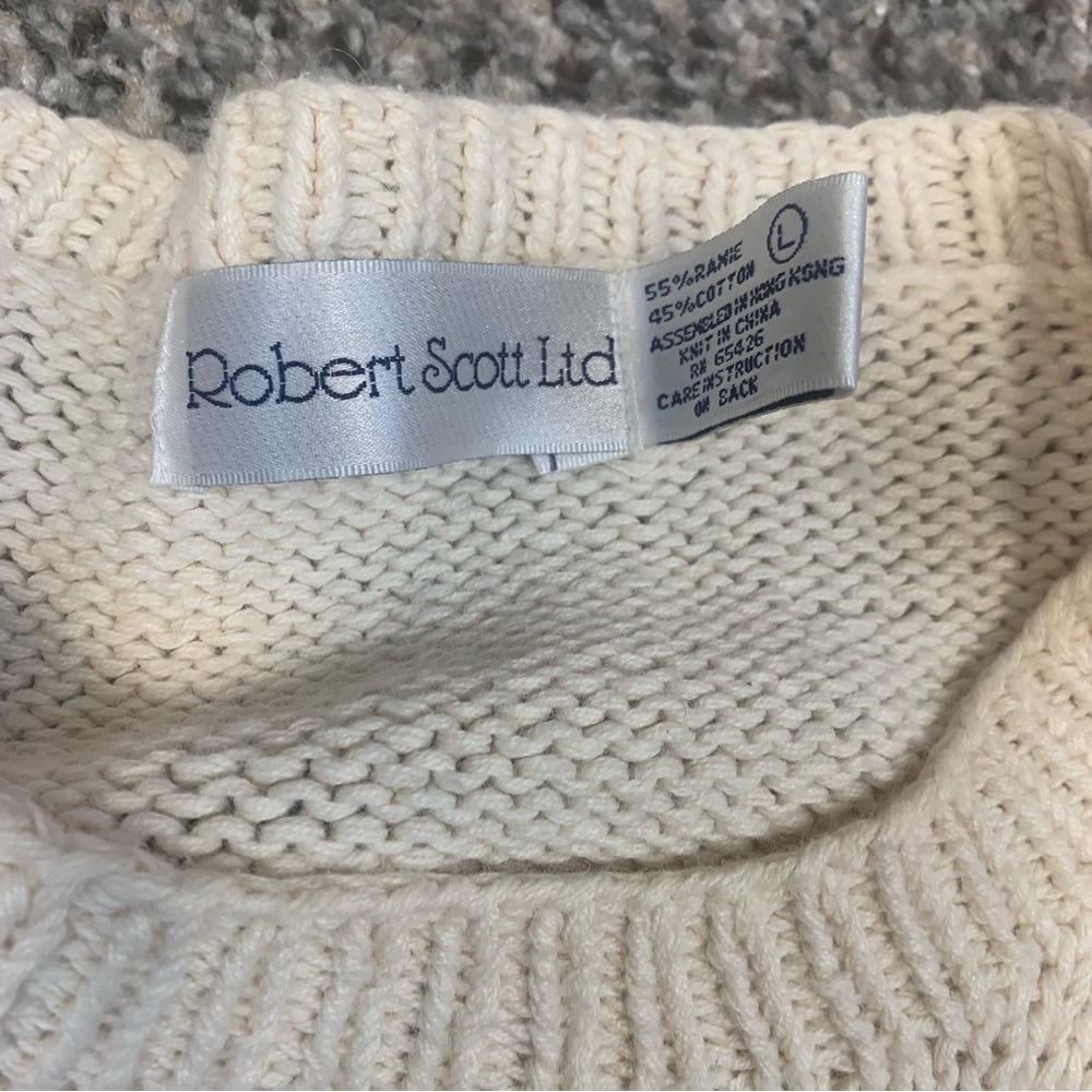 VTG Robert Scott Novelty Farm Stand Sweater - Picture 7 of 14
